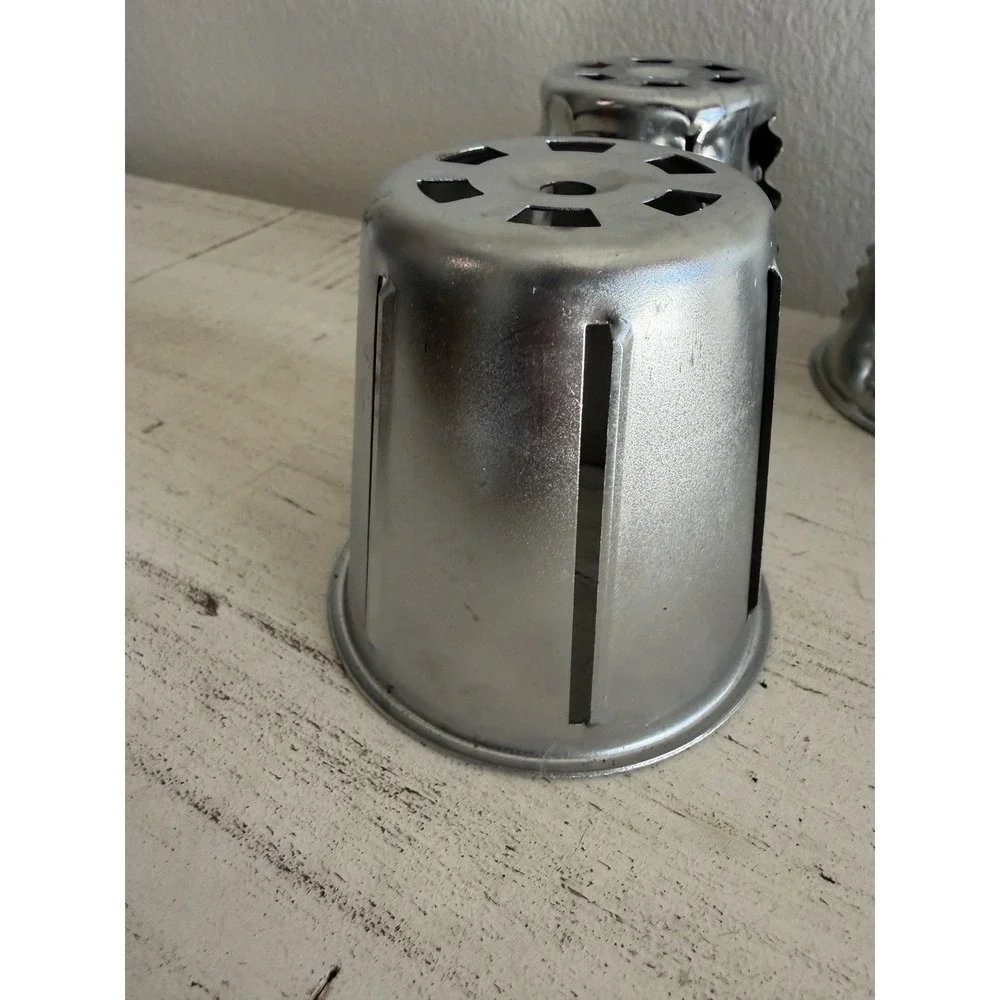 Lot of 5  Saladmaster Cones Food Processor Cutter Slicer Shredder Grater Chopper
